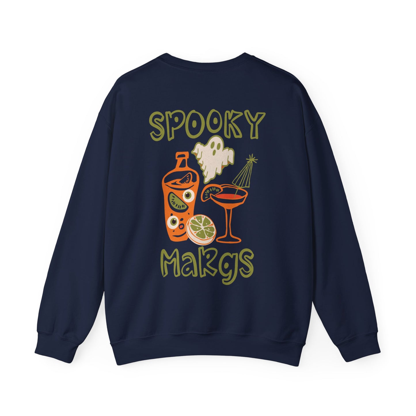 Spooky Margs Front and Back Print Sweatshirt