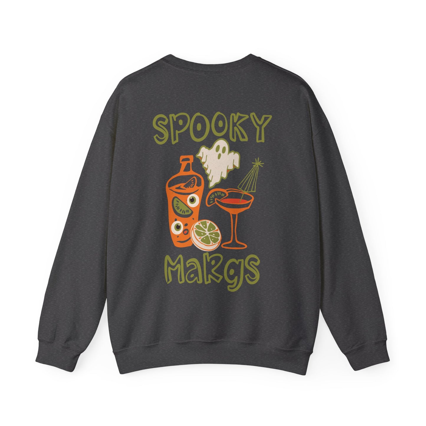 Spooky Margs Front and Back Print Sweatshirt