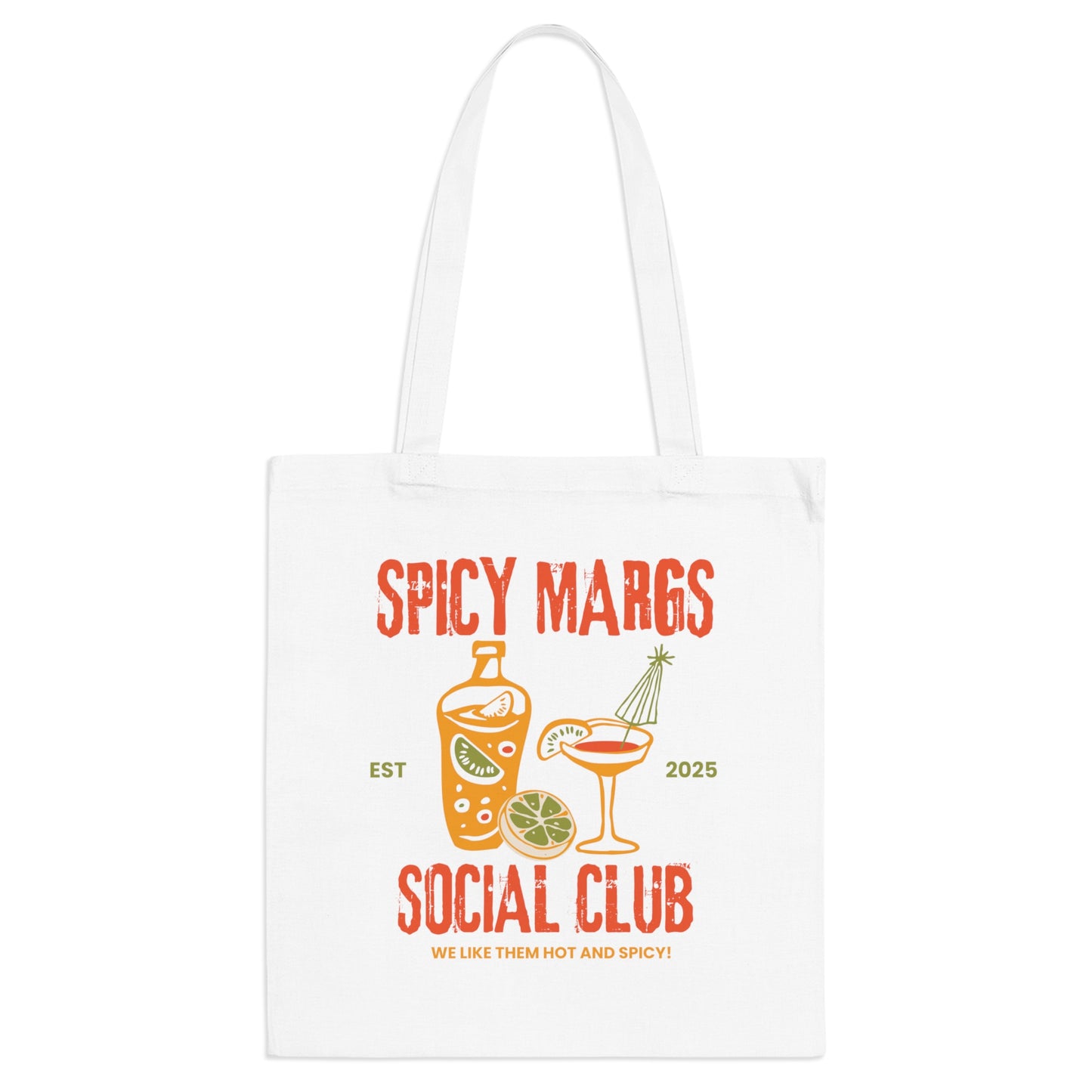 Spicy Margs Social Club Tote Bag