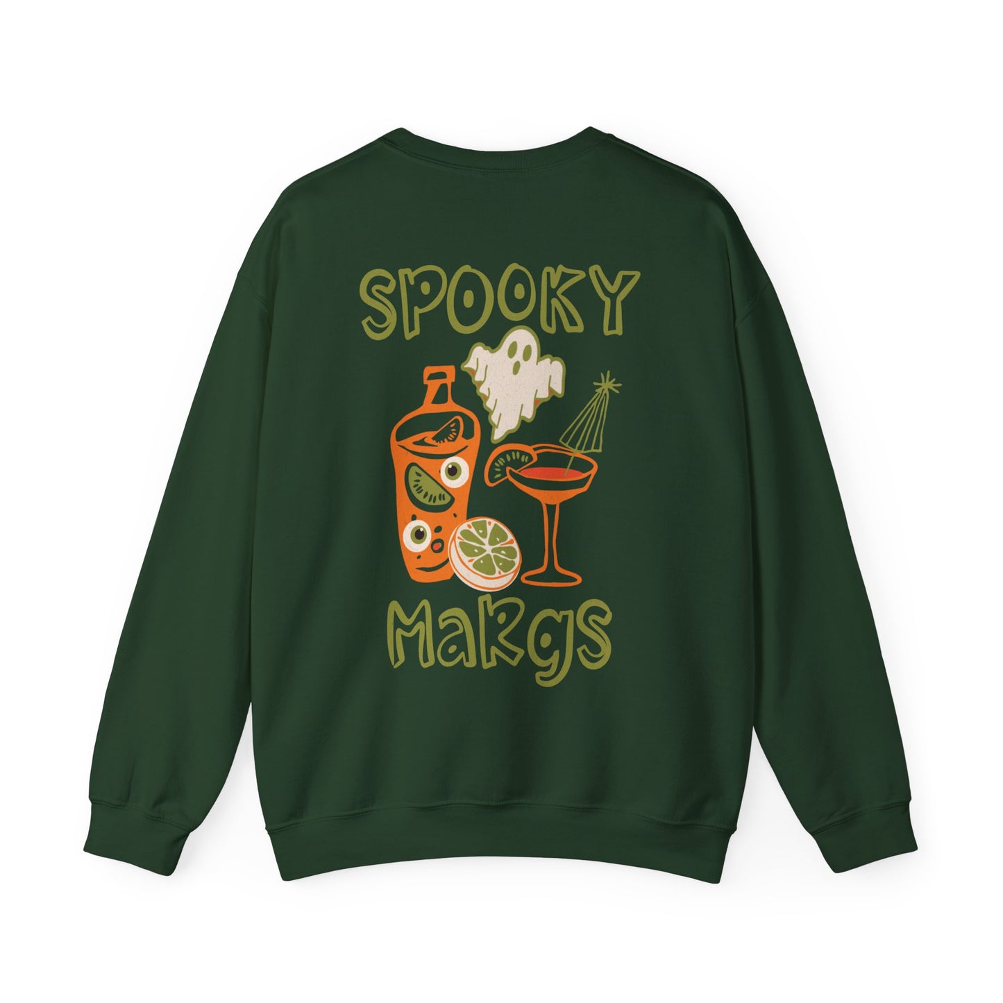 Spooky Margs Front and Back Print Sweatshirt