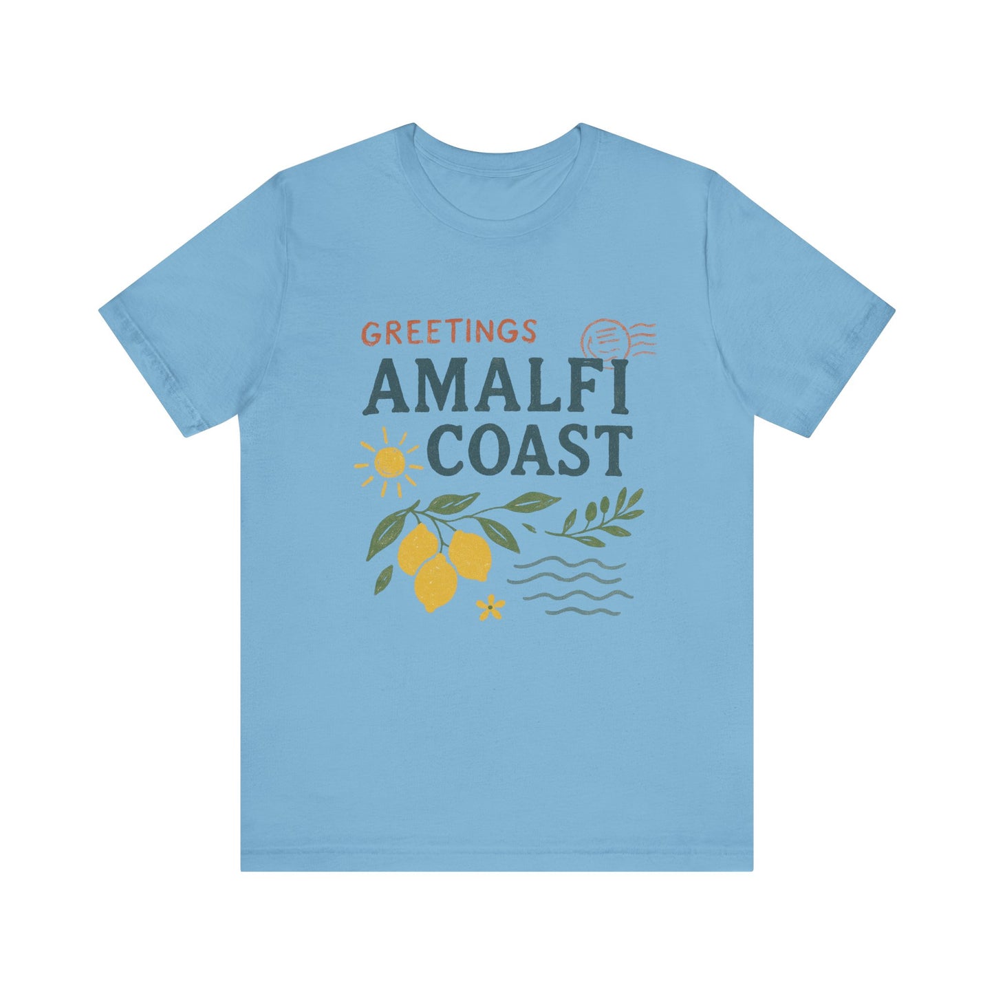 Amalfi Coast Postcard Tee