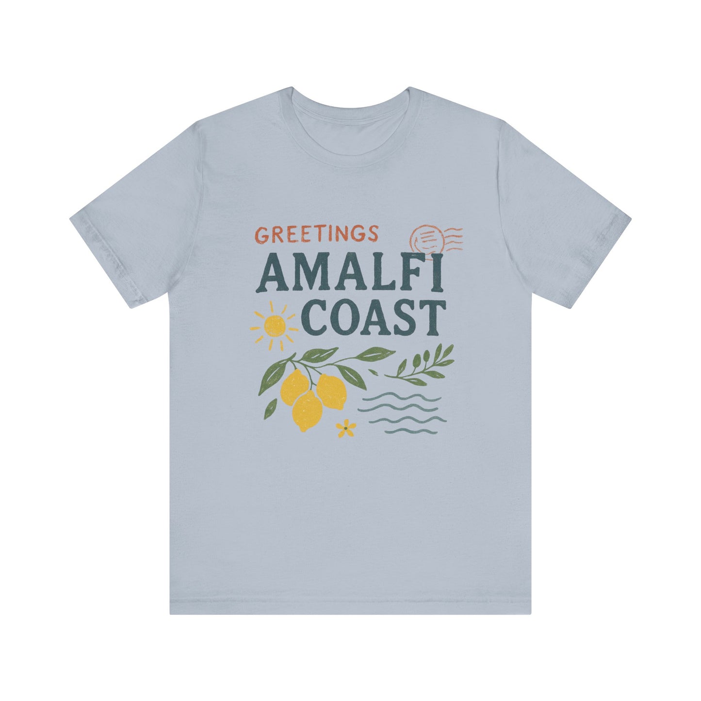 Amalfi Coast Postcard Tee