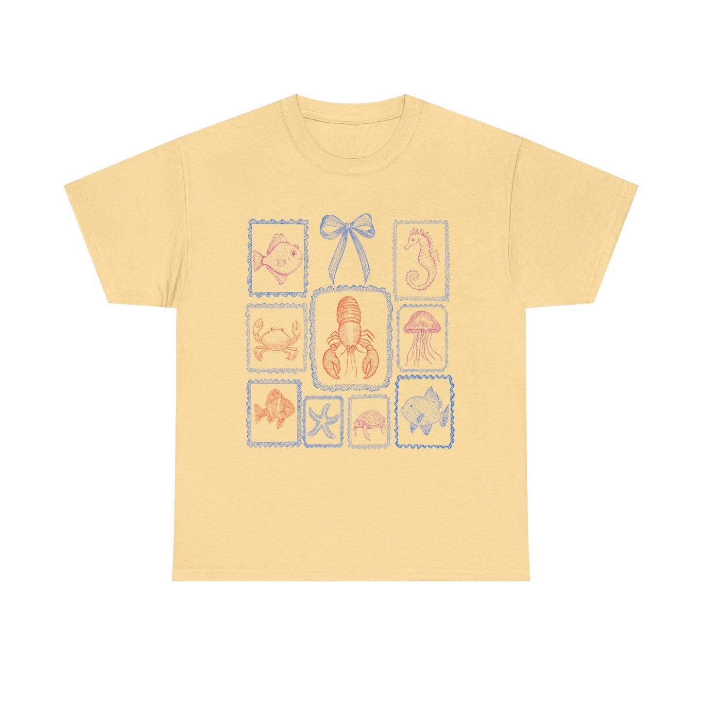 Sardines Lobster Ocean Tee