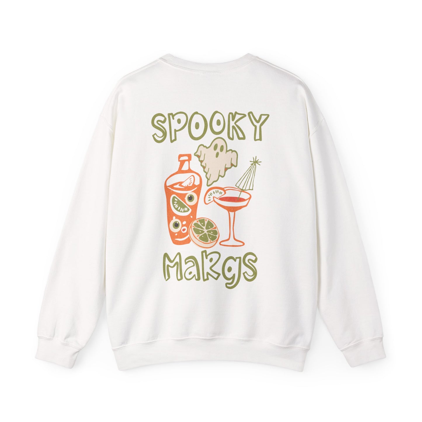 Spooky Margs Front and Back Print Sweatshirt