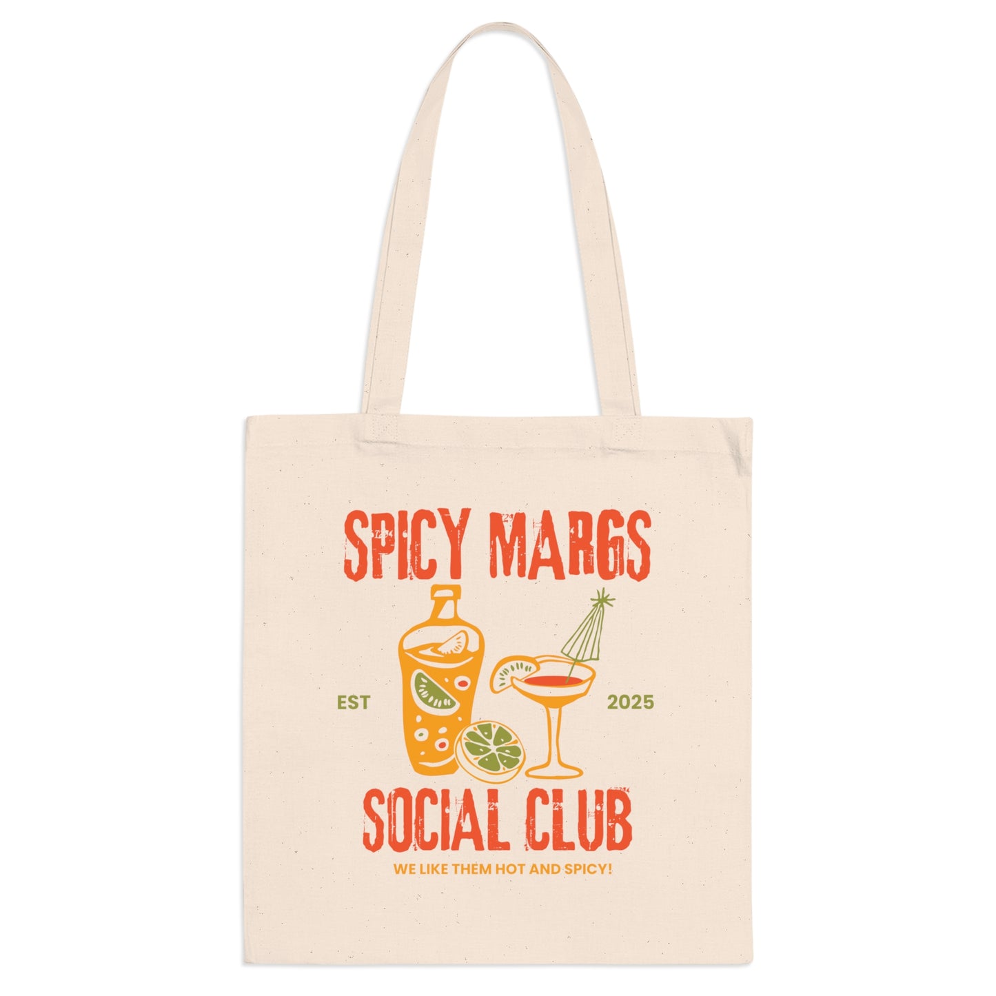 Spicy Margs Social Club Tote Bag