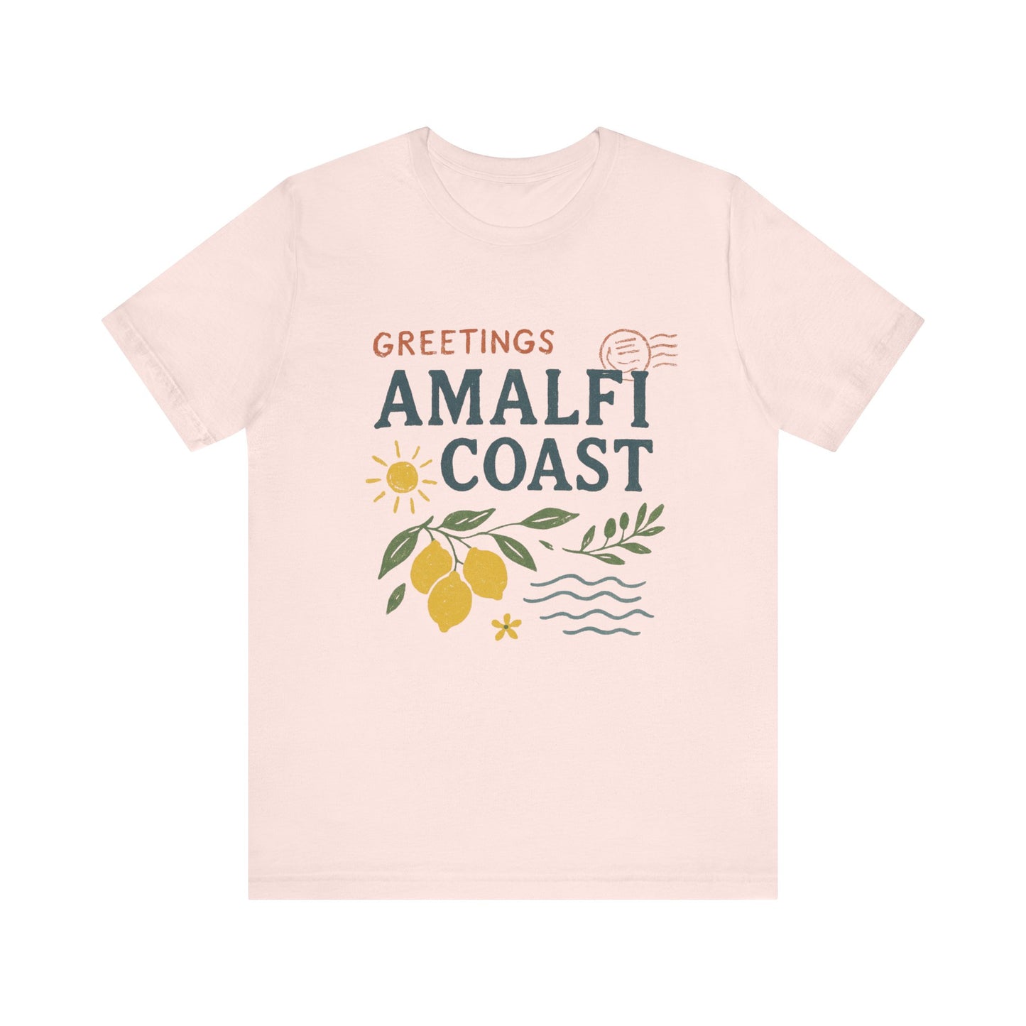 Amalfi Coast Postcard Tee