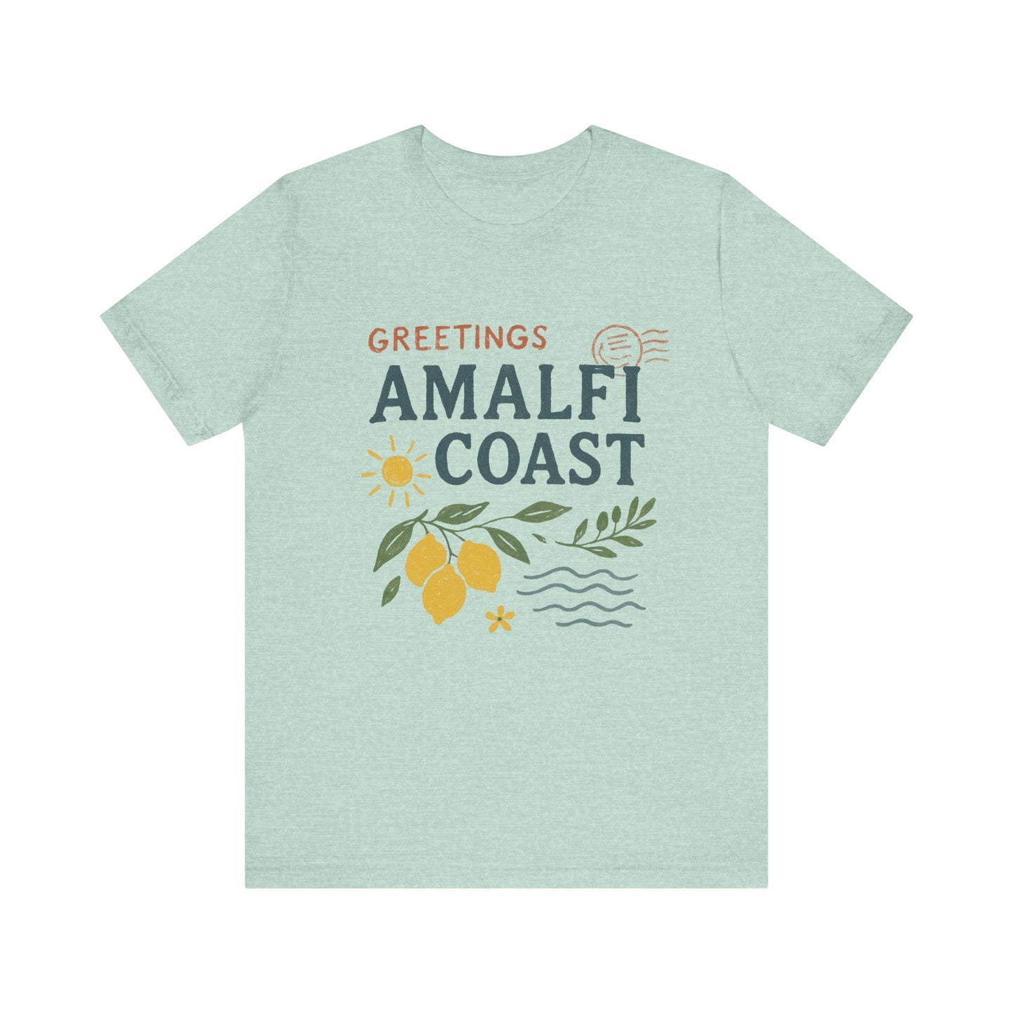 Amalfi Coast Postcard Tee