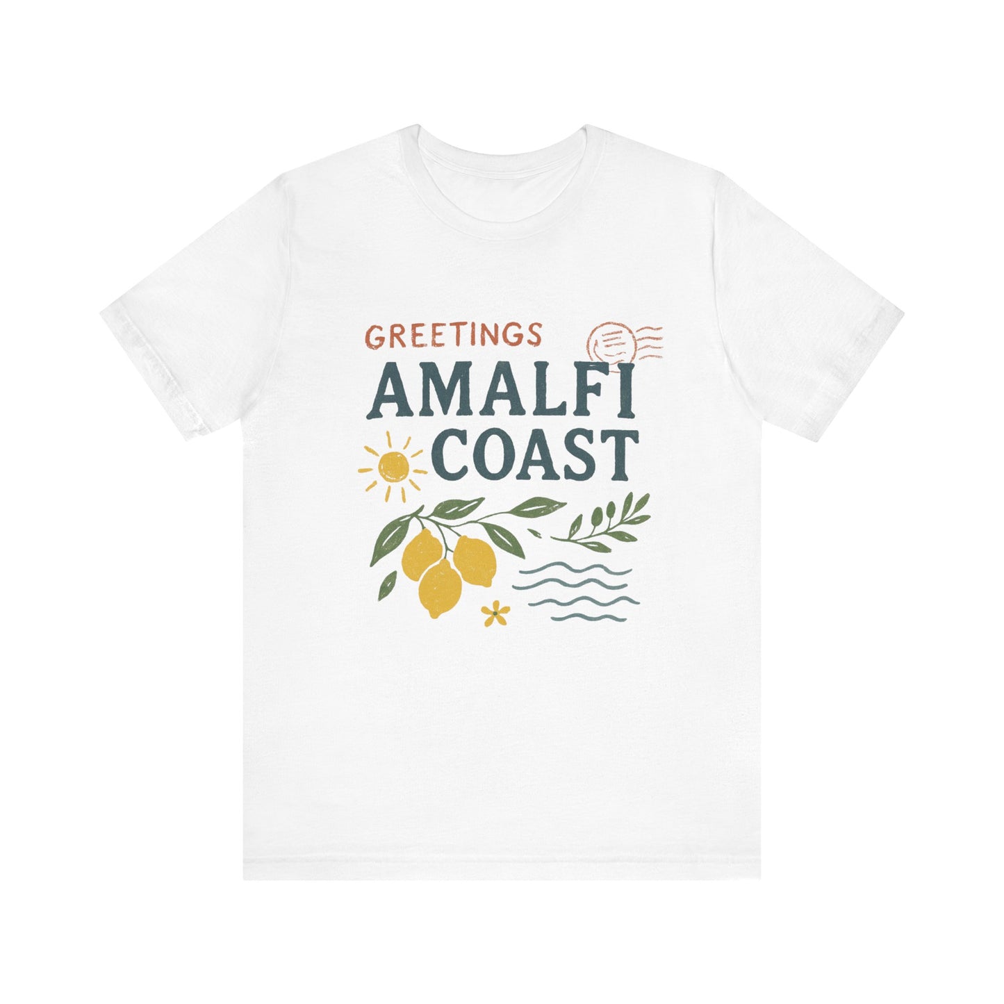 Amalfi Coast Postcard Tee