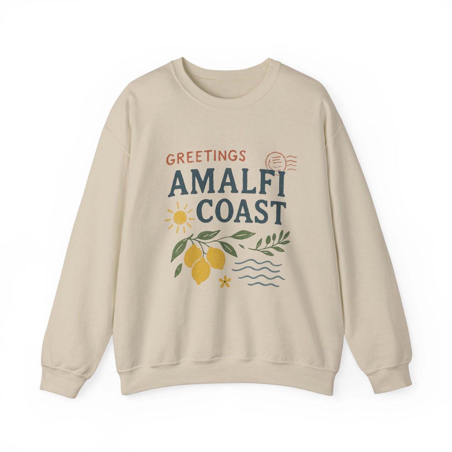 Amalfi Coast Postcard Sweatshirt