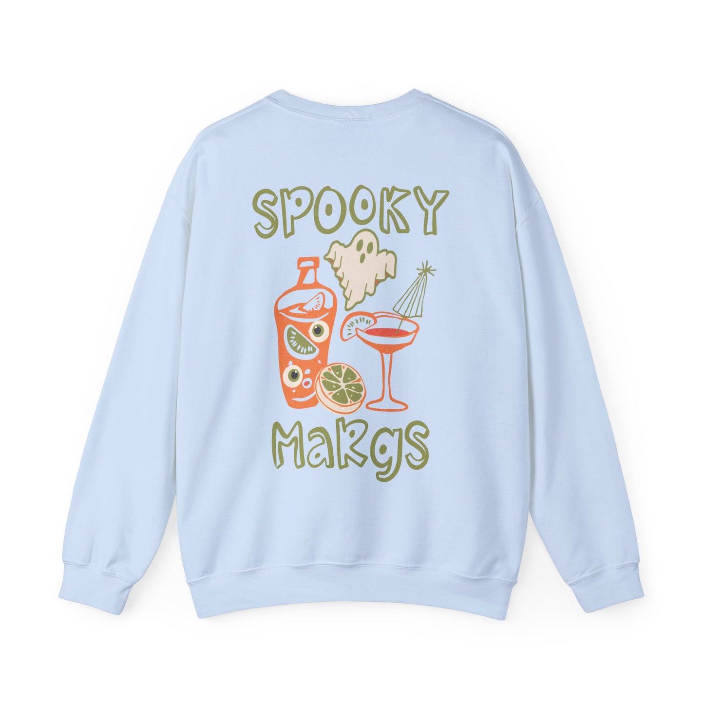 Spooky Margs Front and Back Print Sweatshirt