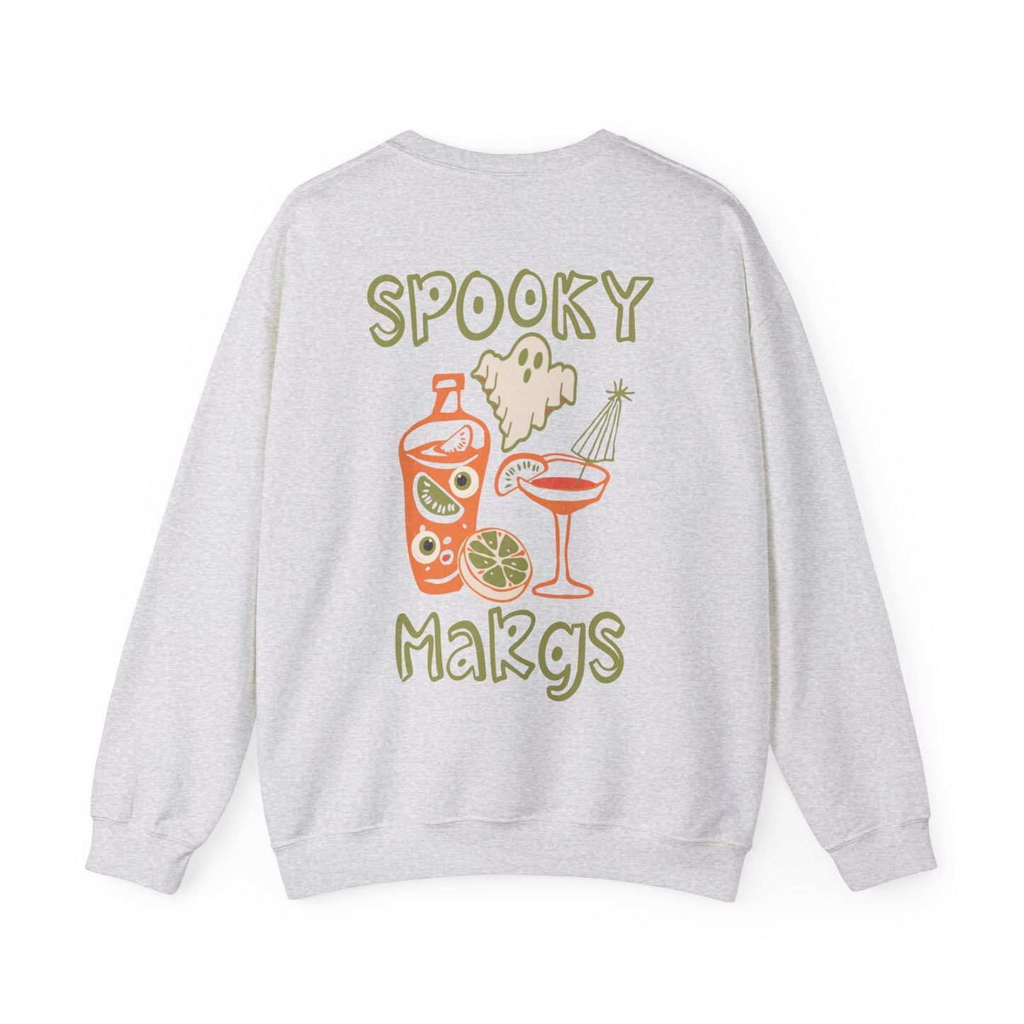 Spooky Margs Front and Back Print Sweatshirt