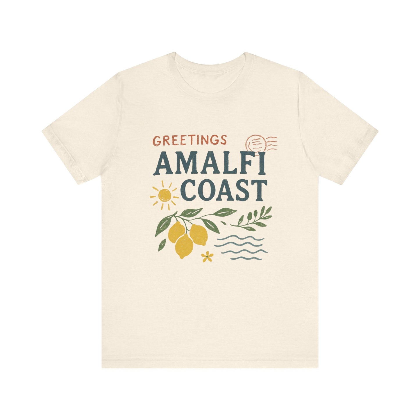 Amalfi Coast Postcard Tee