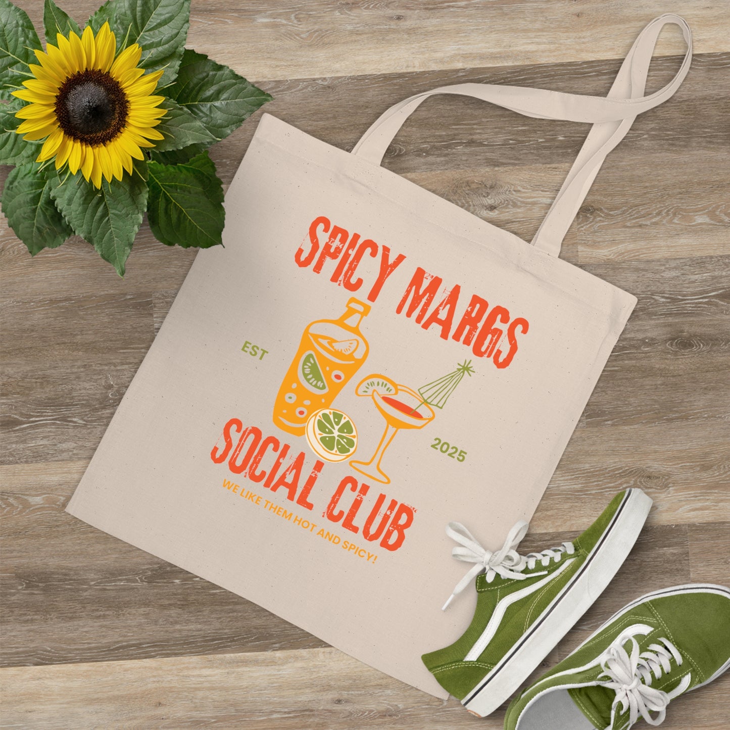 Spicy Margs Social Club Tote Bag