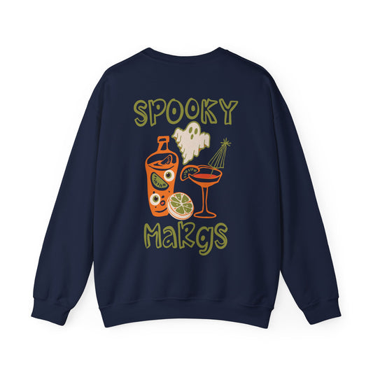 Spooky Margs Front and Back Print Sweatshirt
