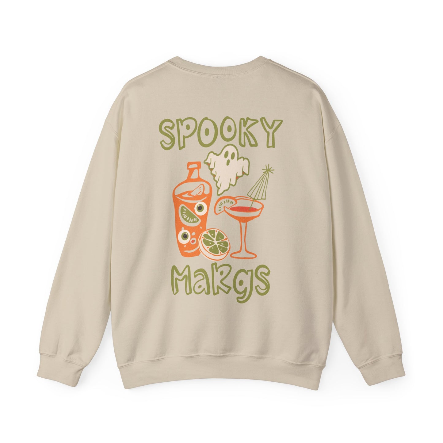 Spooky Margs Front and Back Print Sweatshirt