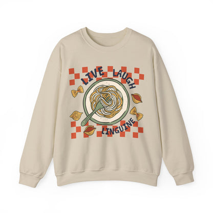 Live, Laugh, Linguine Sweatshirt