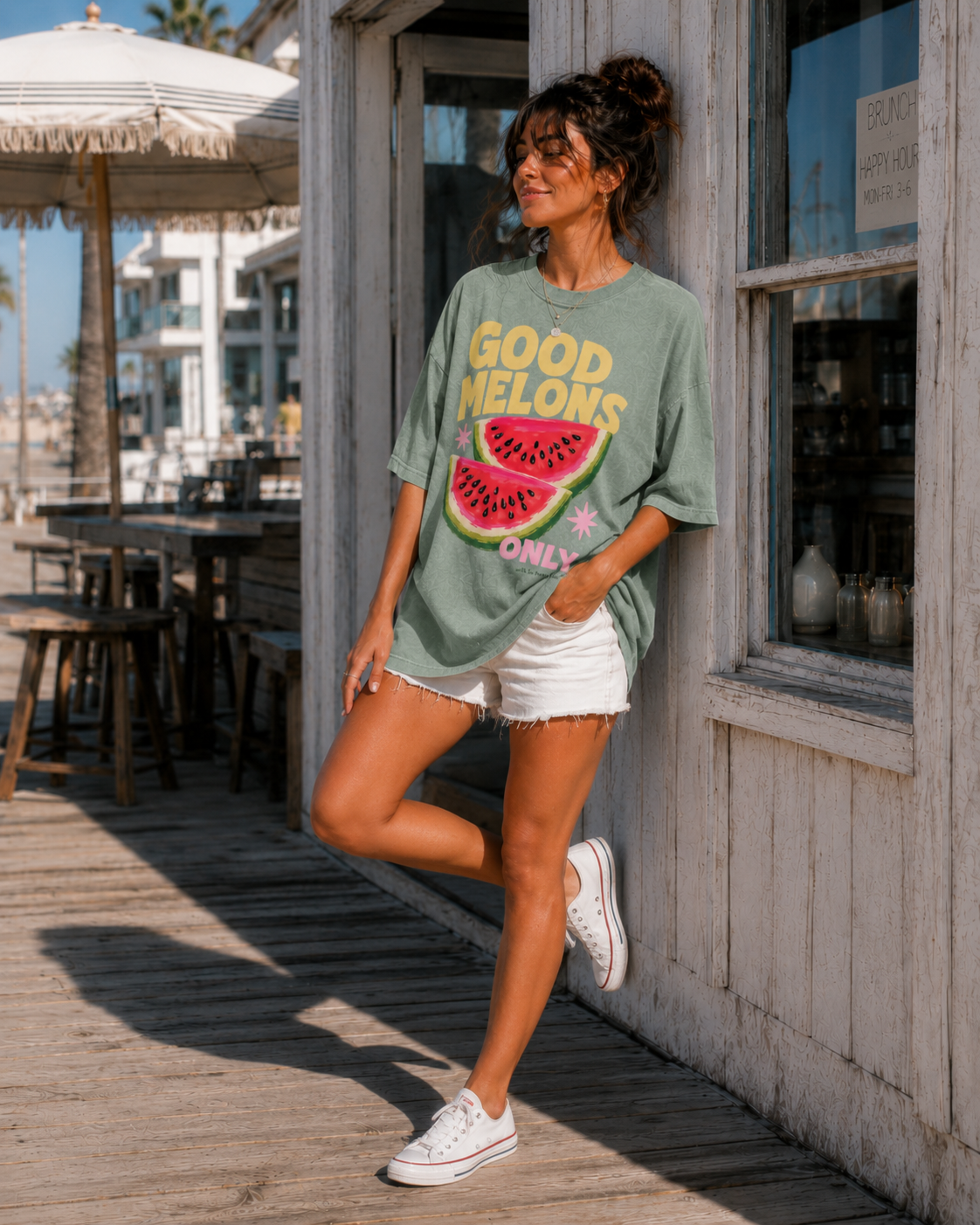 GOOD MELONS SNOW WASHED TEE