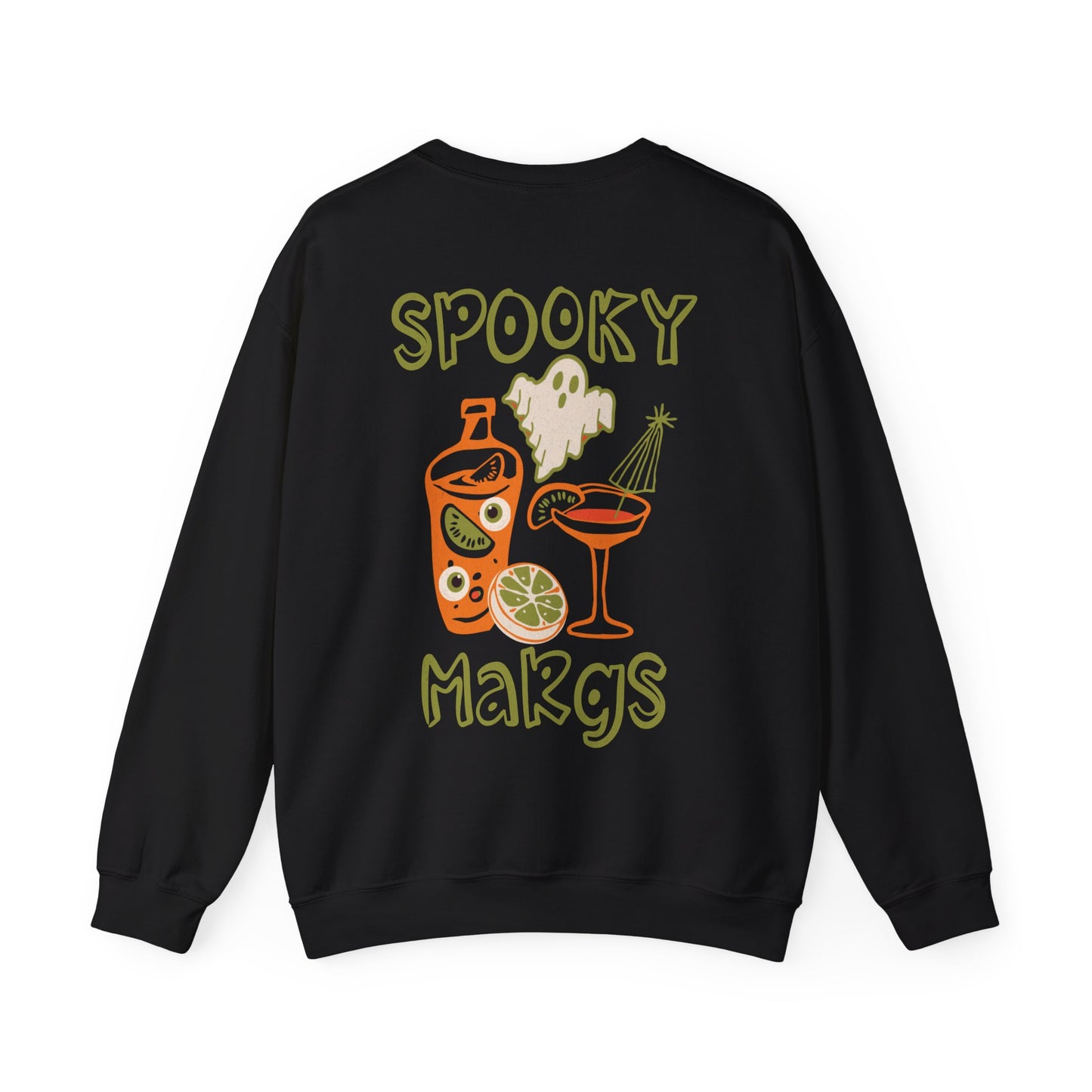 Spooky Margs Front and Back Print Sweatshirt