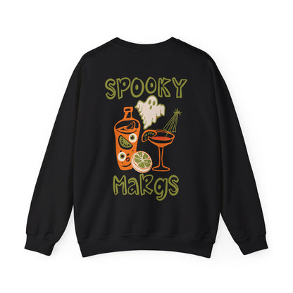 Spooky Margs Front and Back Print Sweatshirt