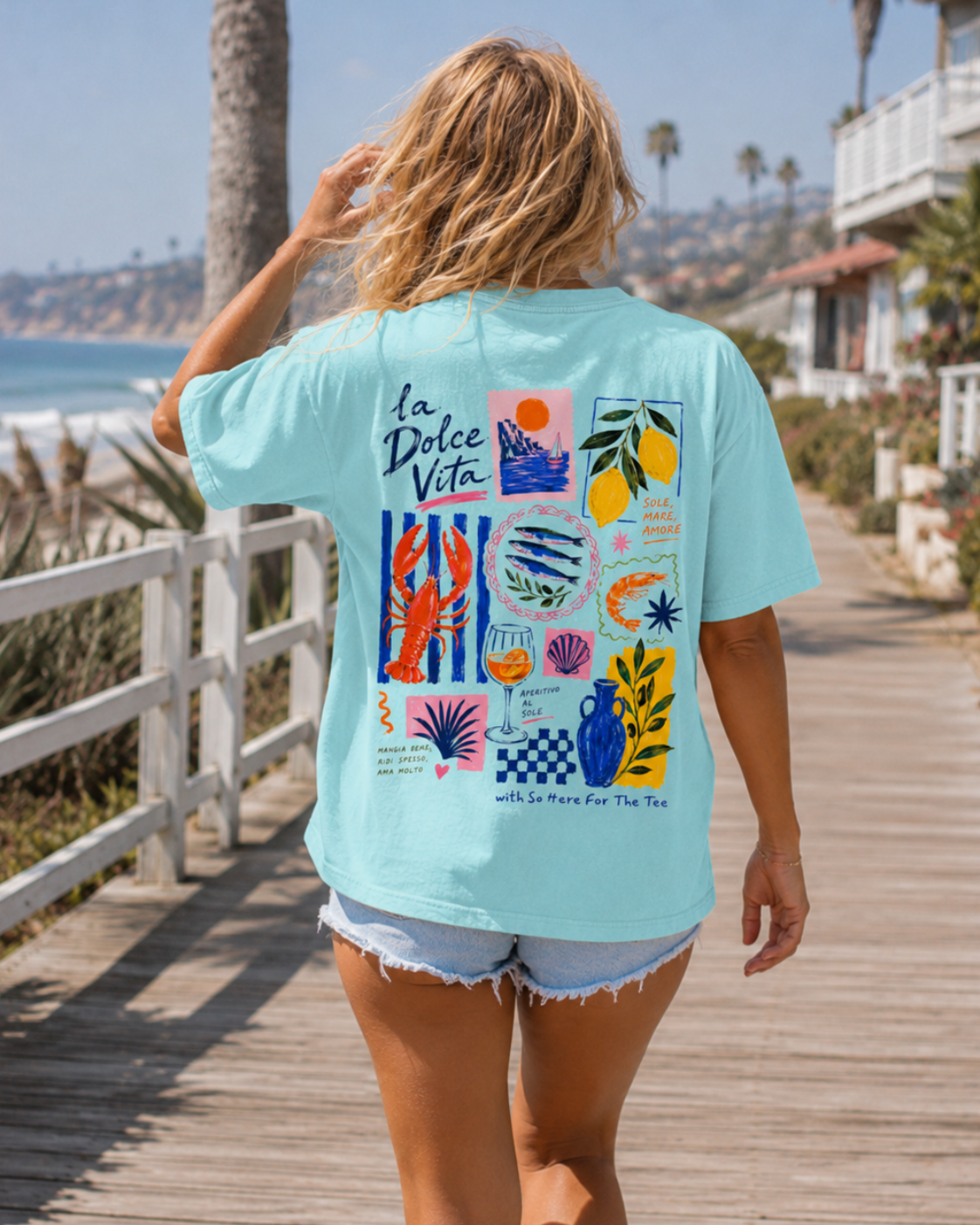 LA DOLCE VITA SNOW WASHED TEE