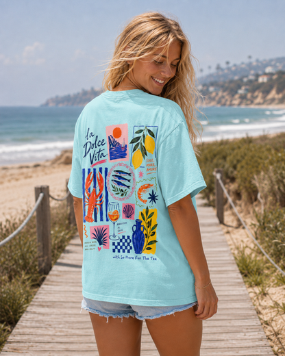 LA DOLCE VITA SNOW WASHED TEE