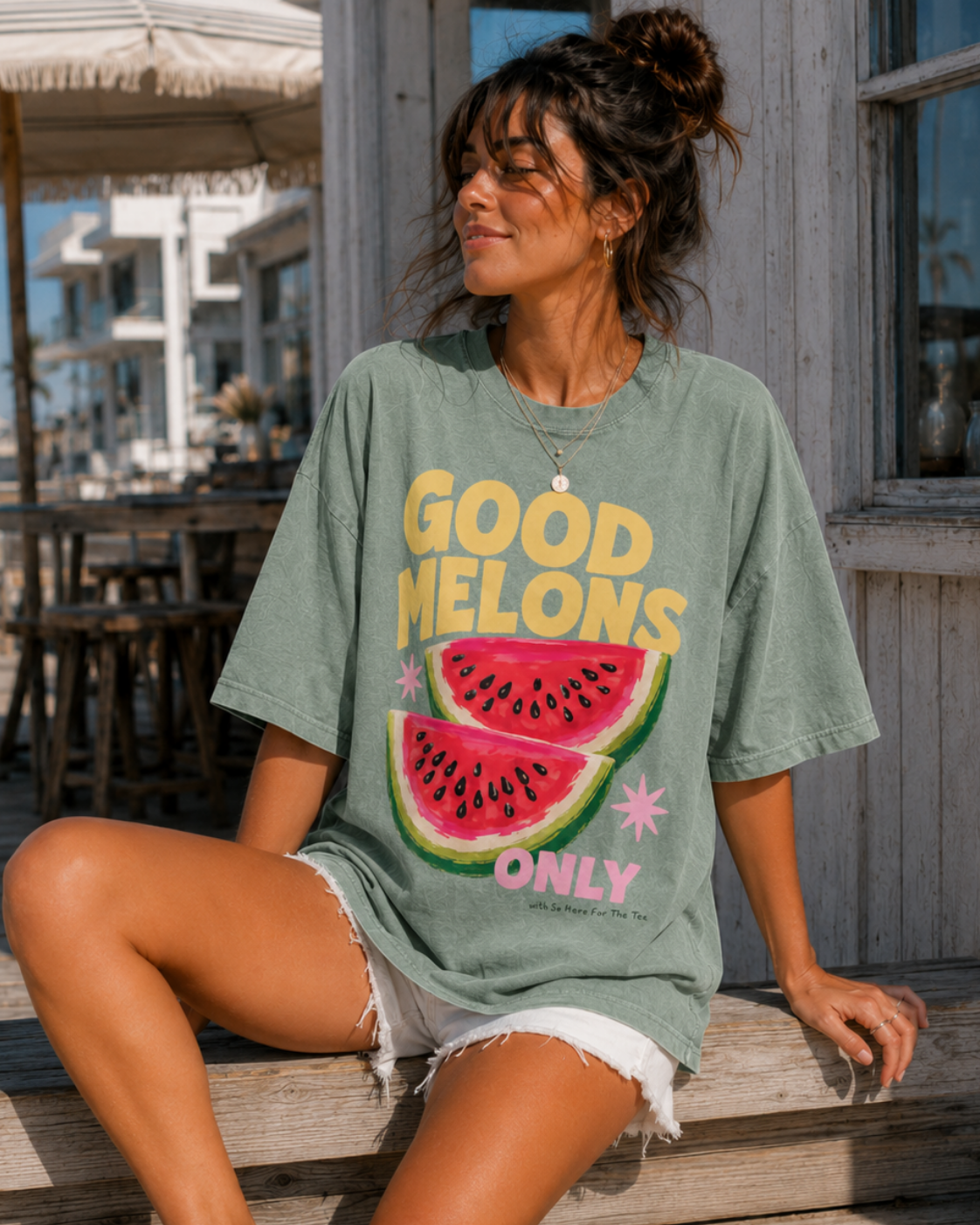 GOOD MELONS SNOW WASHED TEE