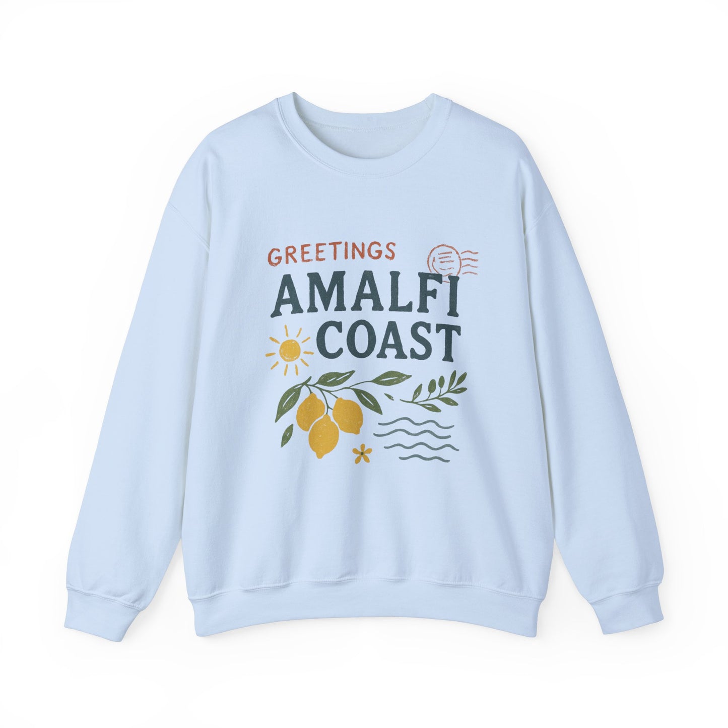 Amalfi Coast Postcard Sweatshirt