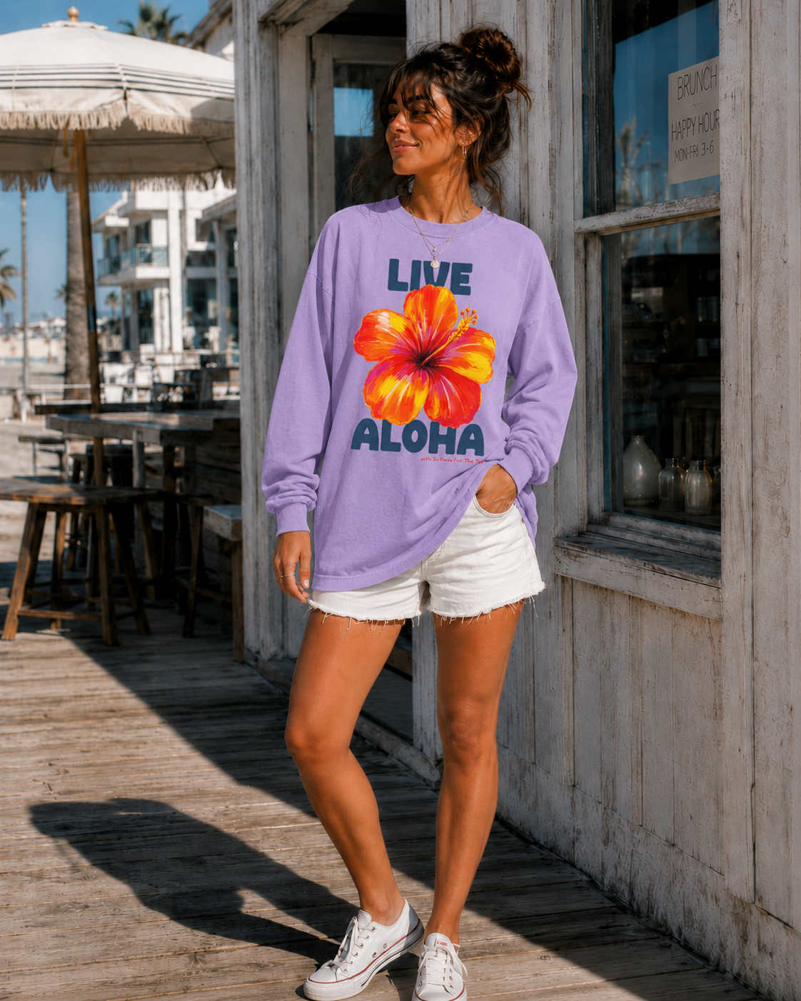 LIVE ALOHA LONG SLEEVE SHIRT