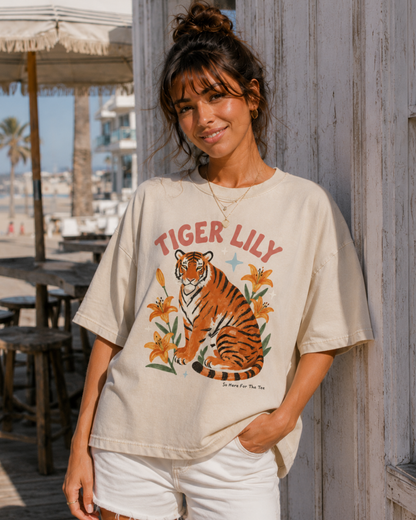 TIGER LILY BOXY TEE