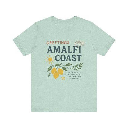 Amalfi Coast Postcard Tee