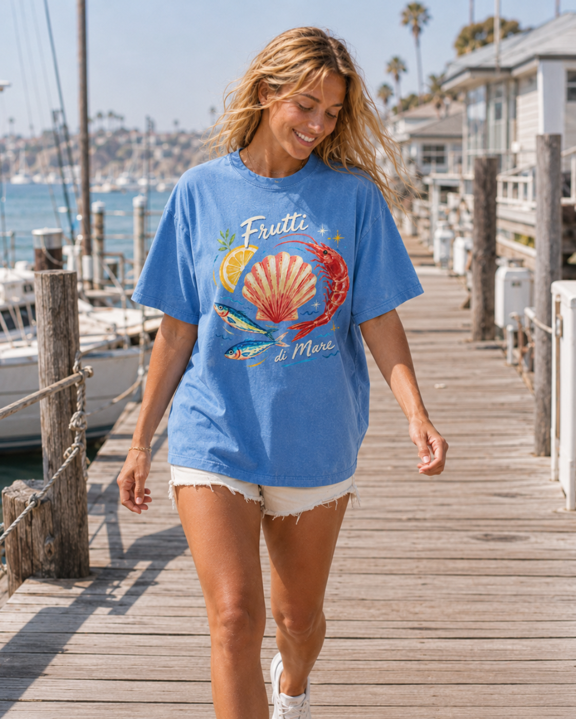 FRUTTI DI MARE SNOW WASHED TEE